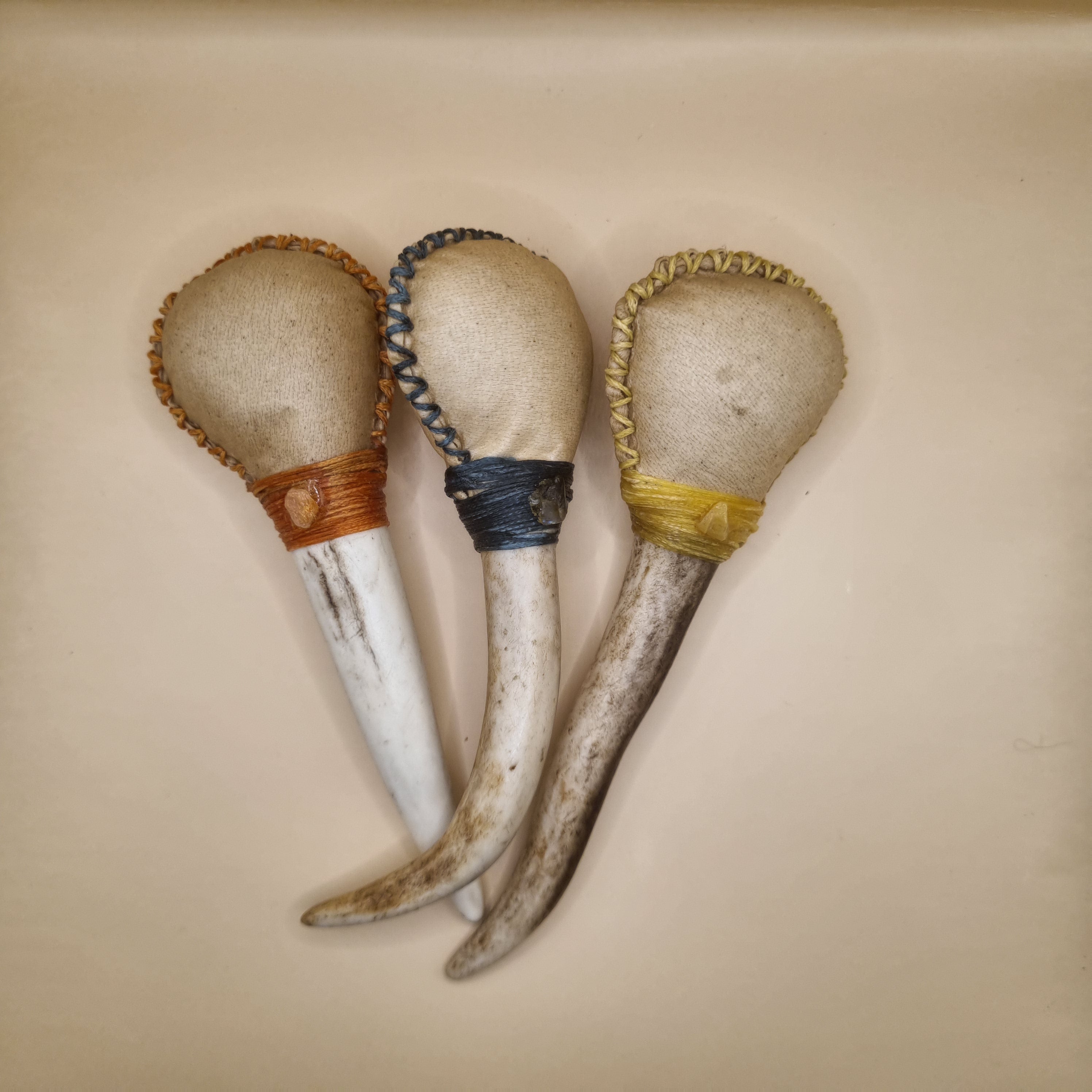Deer Rattle Box Deer Antler Rattle (pre-made single) – Elemental Medicine