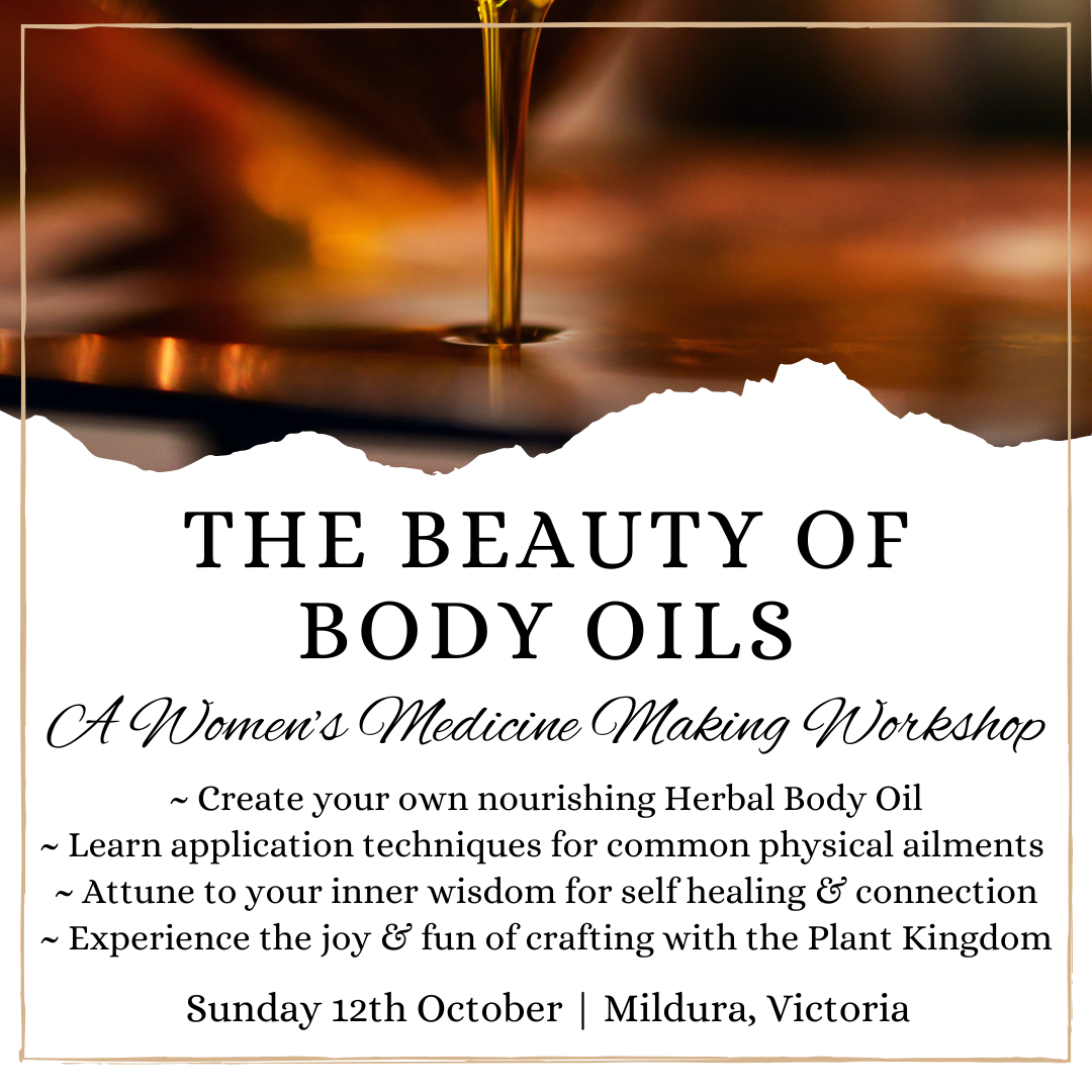 The Beauty of Body Oils - Workshop Mildura